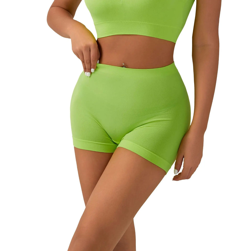 3pcs Women Seamless High Waist Short Girl Anti Exposure Panties Female Hip Lift Safety Pant Lady Sport Underwear Boyshorts Boxer